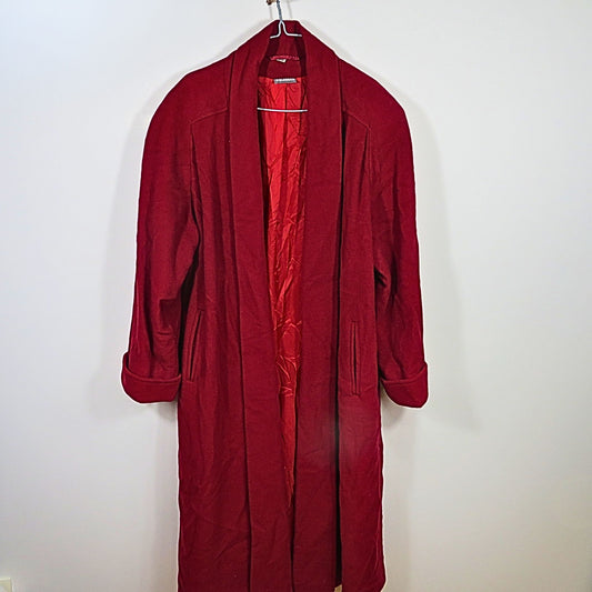 3 Suisses Long red coat