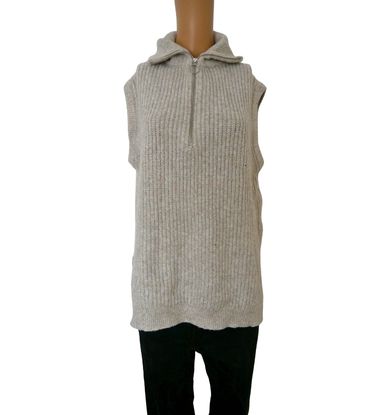 Pull sans manches zippé Amisu taille S