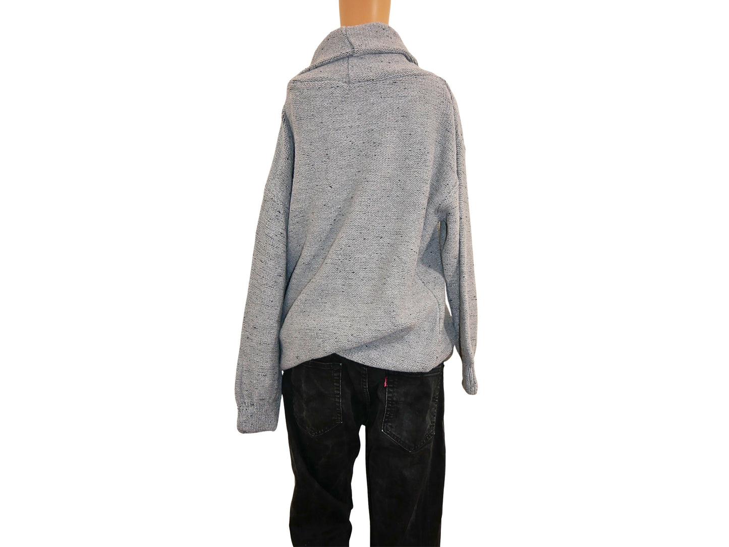 Pull à col bénitier pour femme, col roulé chauve-souris, manches longues