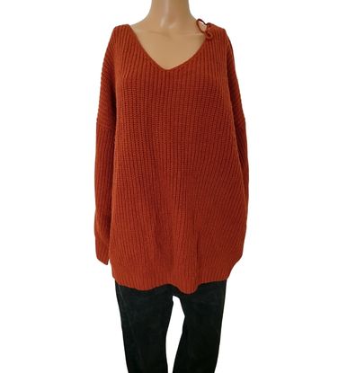 Pullover femme d'occasion orange