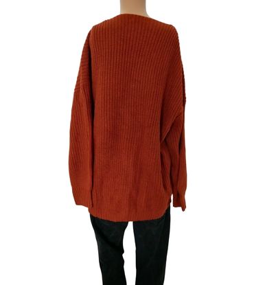 Pullover femme d'occasion orange