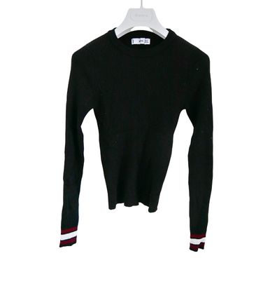 pullover Mango noir de seconde main taille S