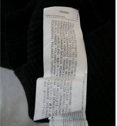 pullover Mango noir de seconde main taille S