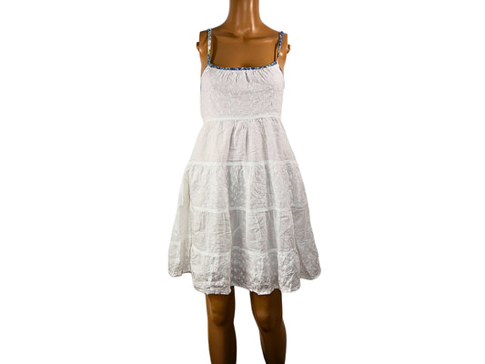 Robe brodée d'été évasée Only