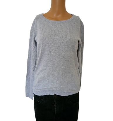 pullover gris aux manches longues Vero moda pour femme