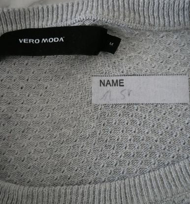 pullover gris aux manches longues Vero moda pour femme