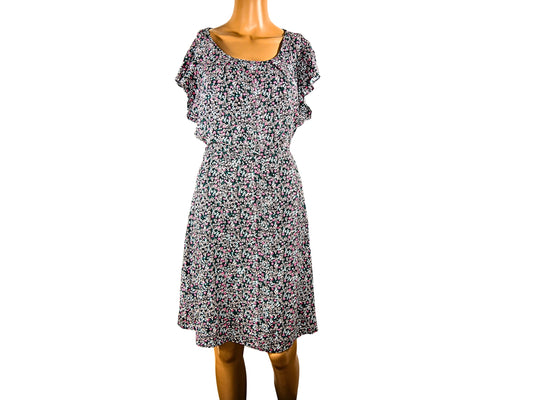 Robe d'été imprimée florale Apricot