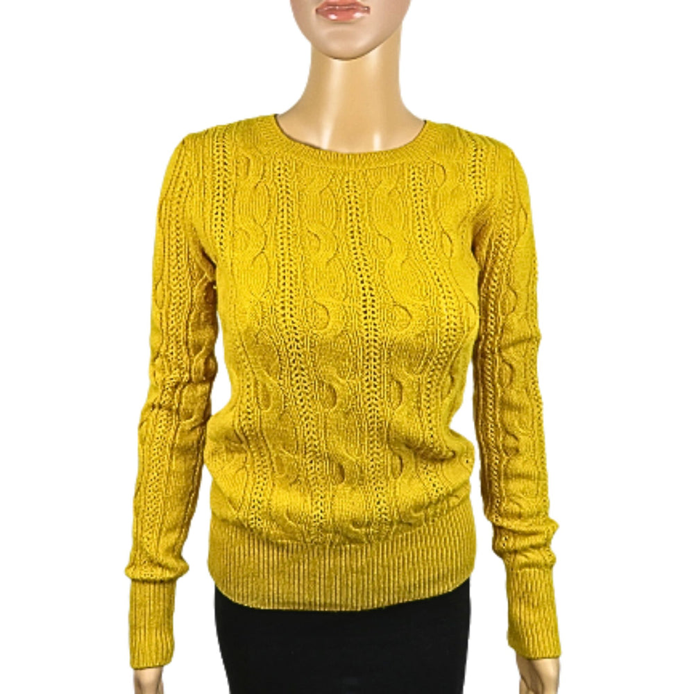 Aphorism Cable-knit wool sweater