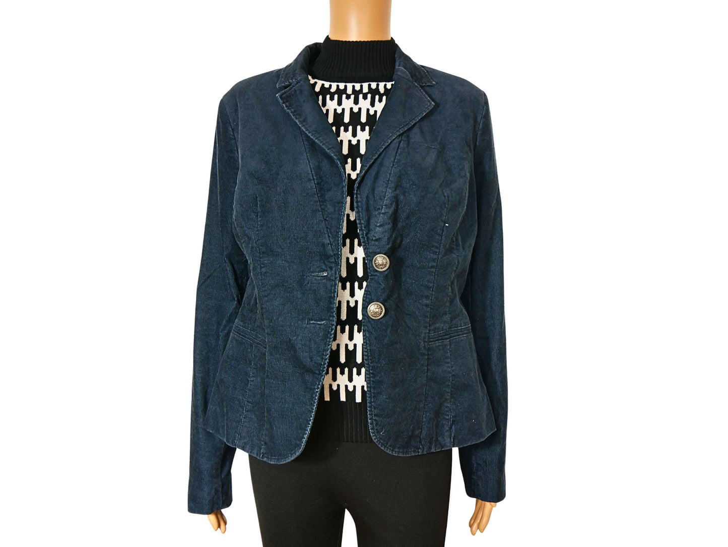 Blazer ceintré bleu marine Orsay pour femme