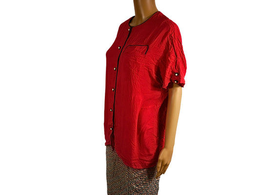 Women's 90s Vintage Button Up Blouse