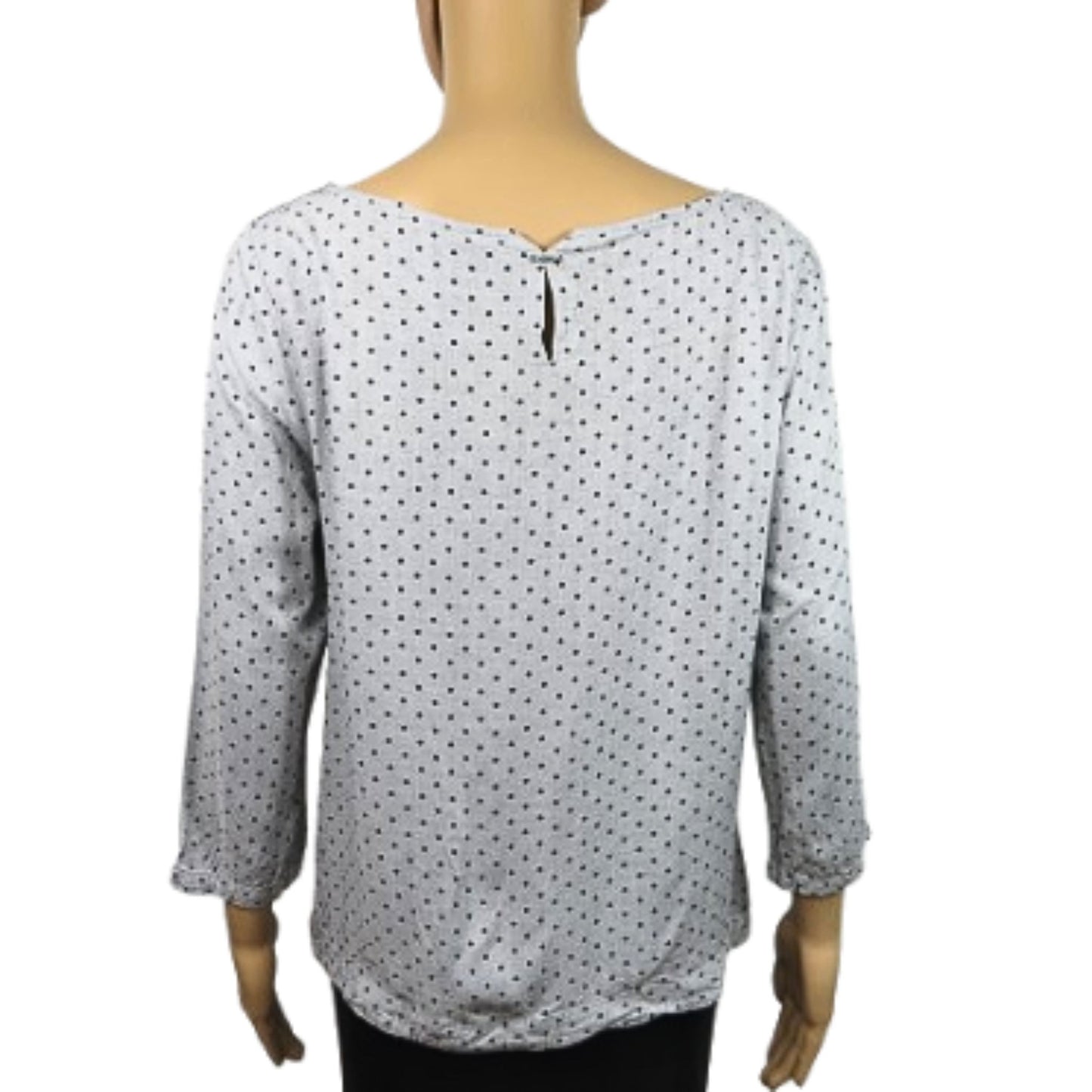 S.Oliver Gray polka dot blouse