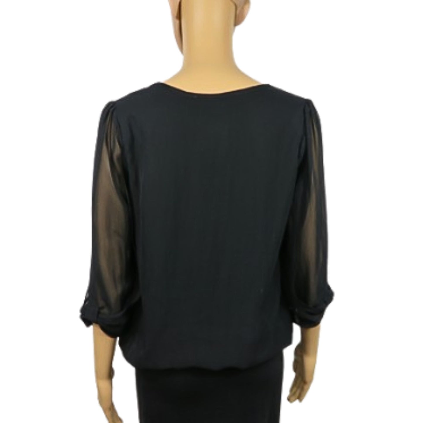 Ashley Brooke Black Blouse