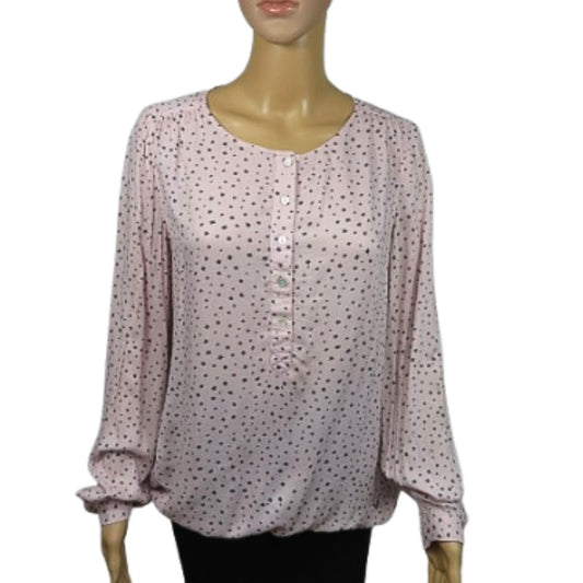 Liebs Pink star print blouse