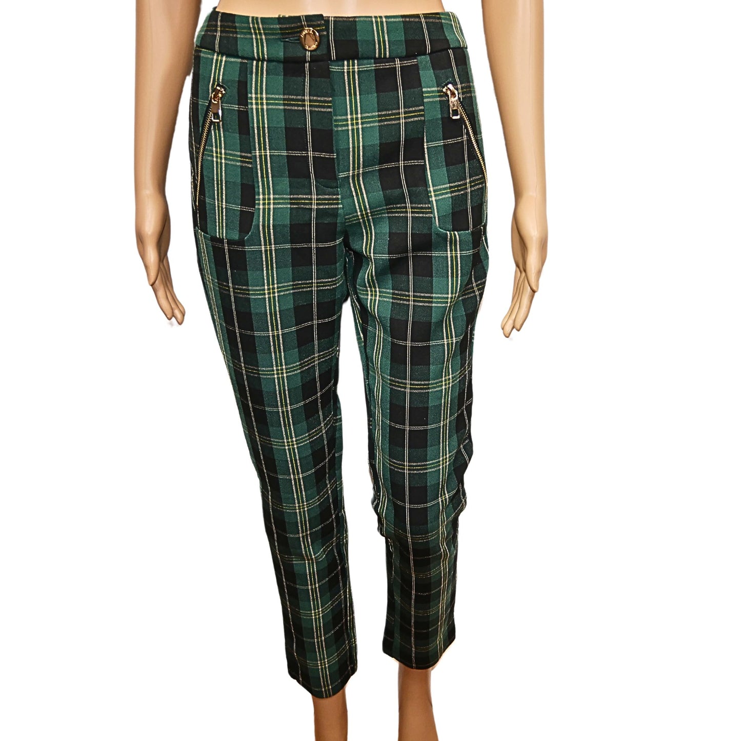 CORTEFIEL Checked printed pants