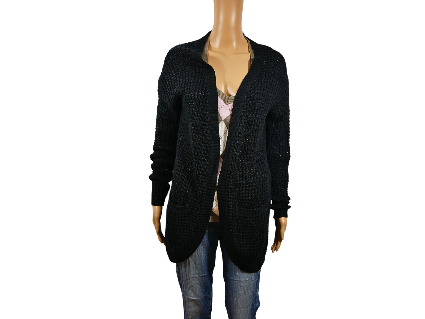 Cardigan en maille noire Only