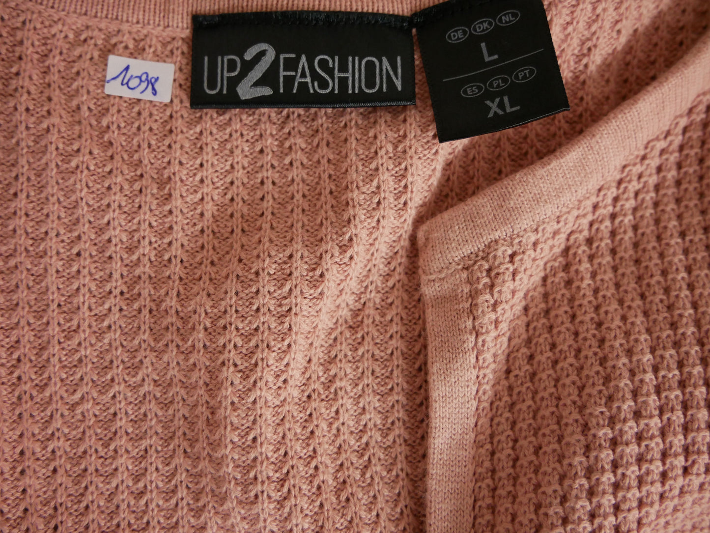 Cardigan en maille rose pour femme