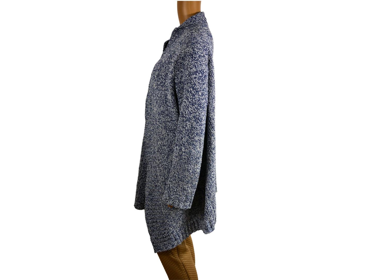 Women's mid-season grey marl cardigan