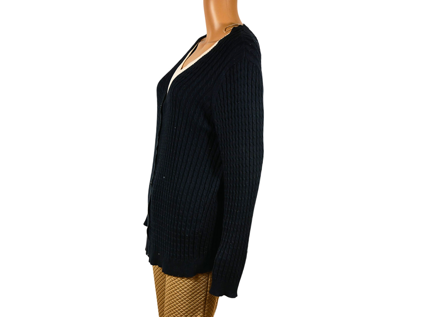 Bexleys schwarzer Langarm-Cardigan für Damen