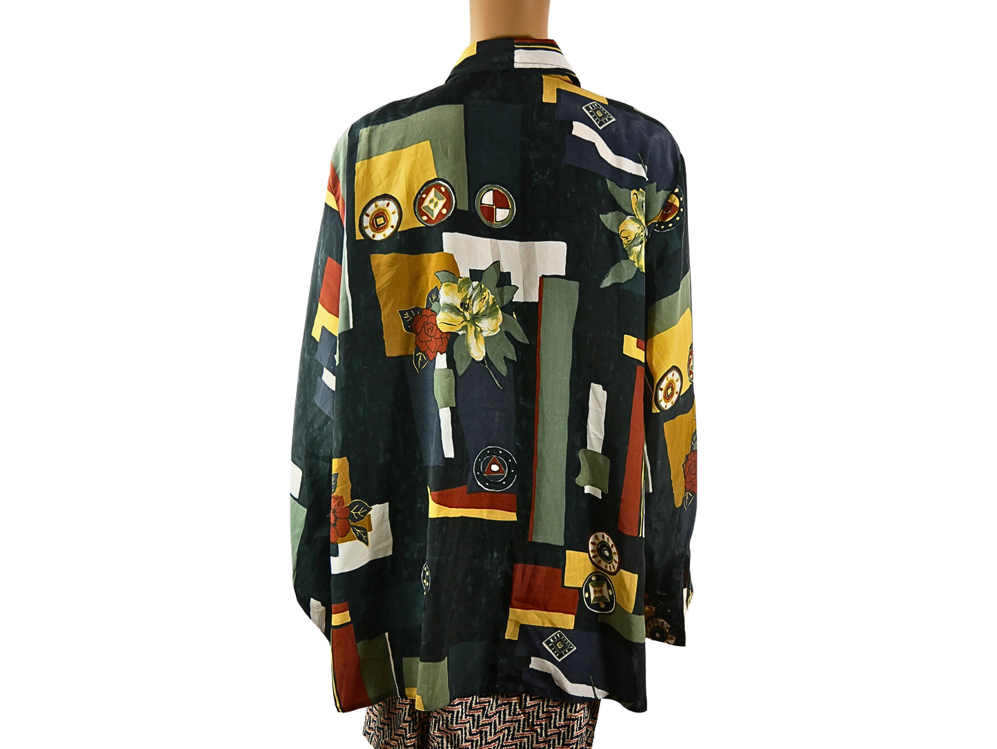 Vintage multi-colored patterned shirt