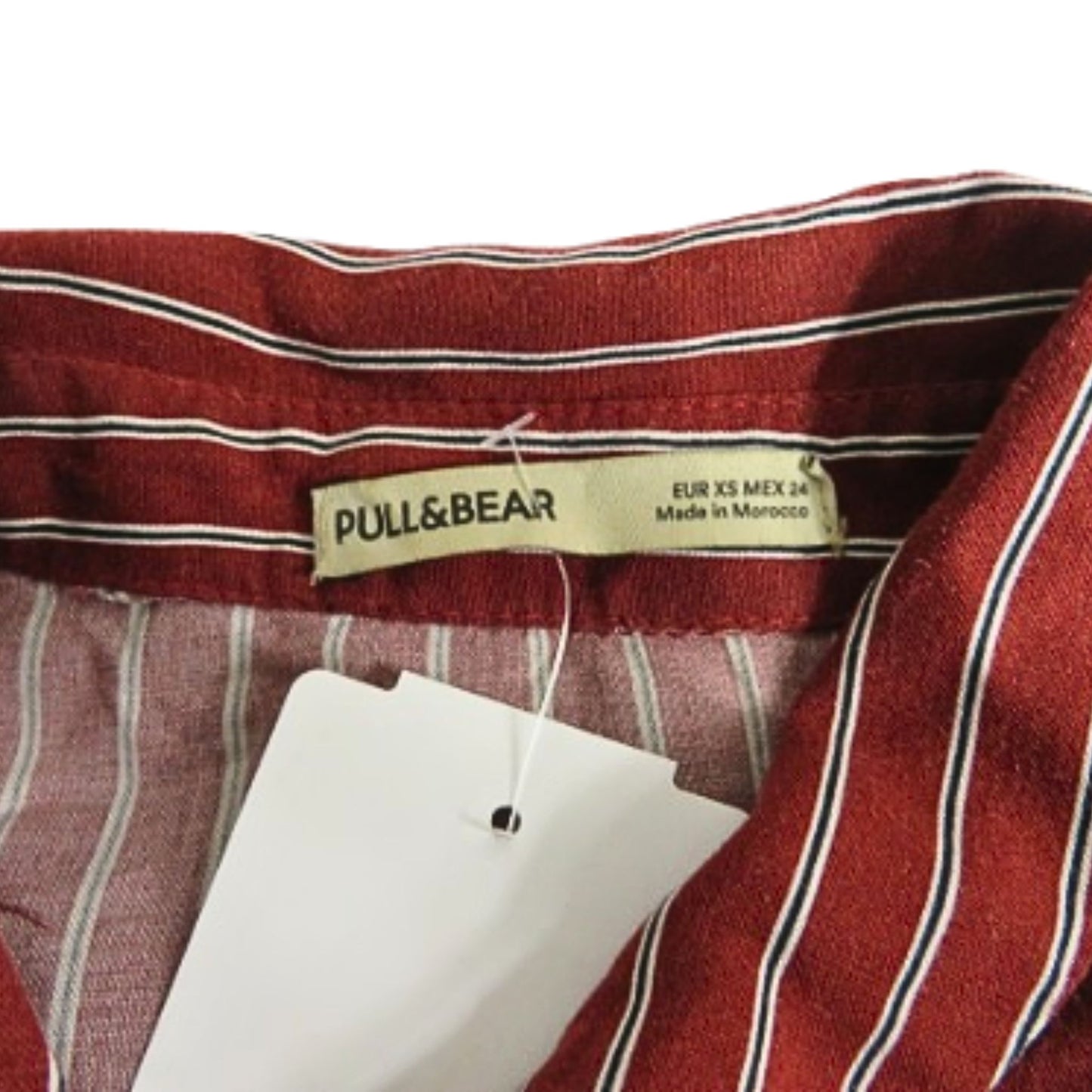 PULL&amp;BEAR Kurzes gestreiftes Hemd