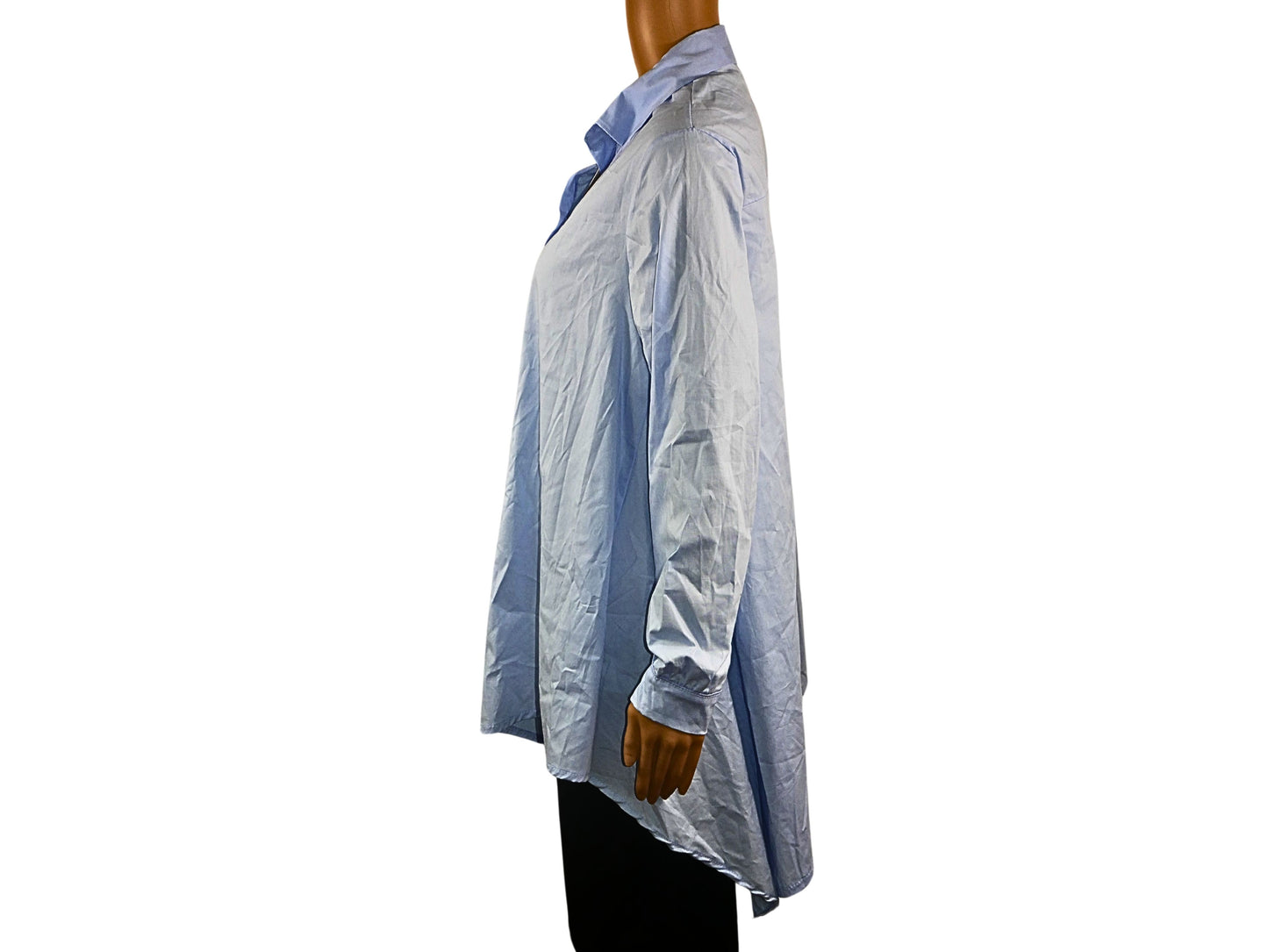 Long asymmetrical shirt for women