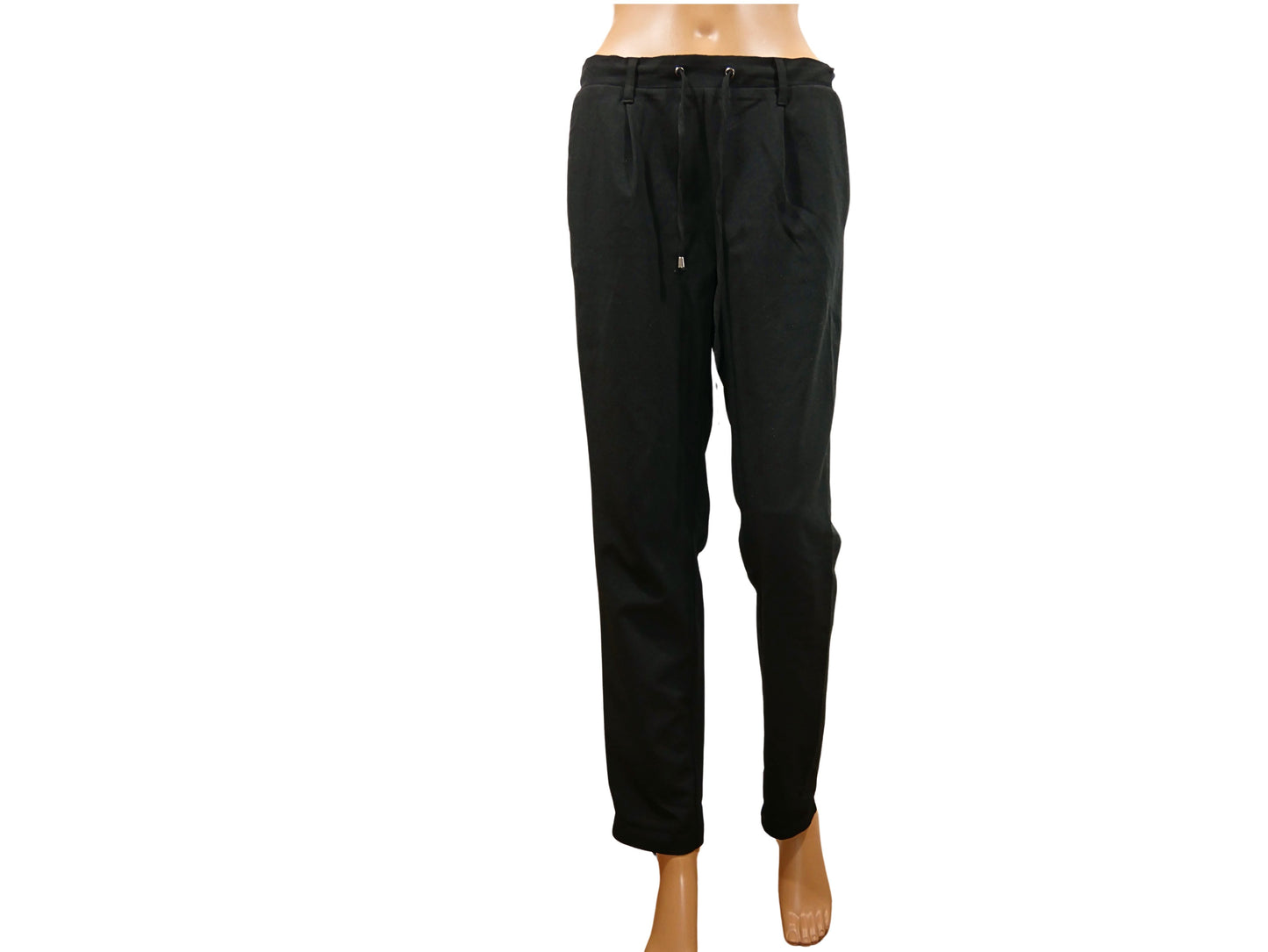 Pantalon chino noir à cordon C&A