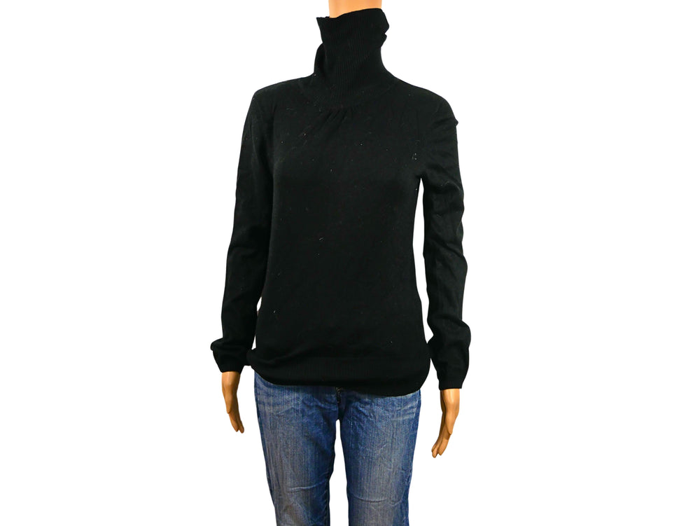 Pull col roulé noir Vero Moda