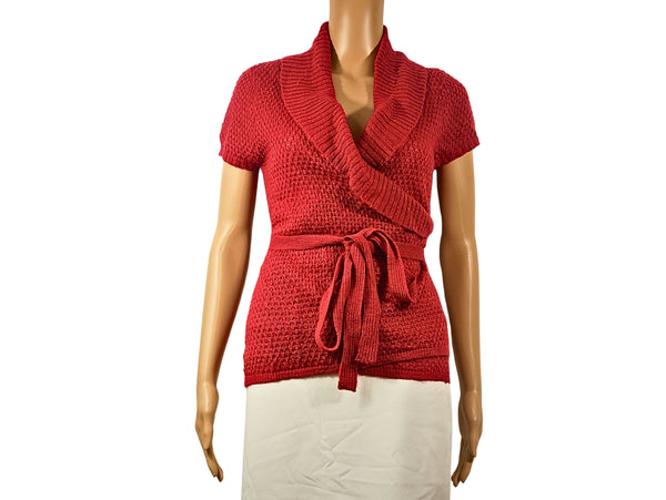 Cardigan cache-cœur rouge Dorothy Perkins