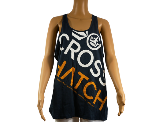 Trendy Crosshatch long tank top for women