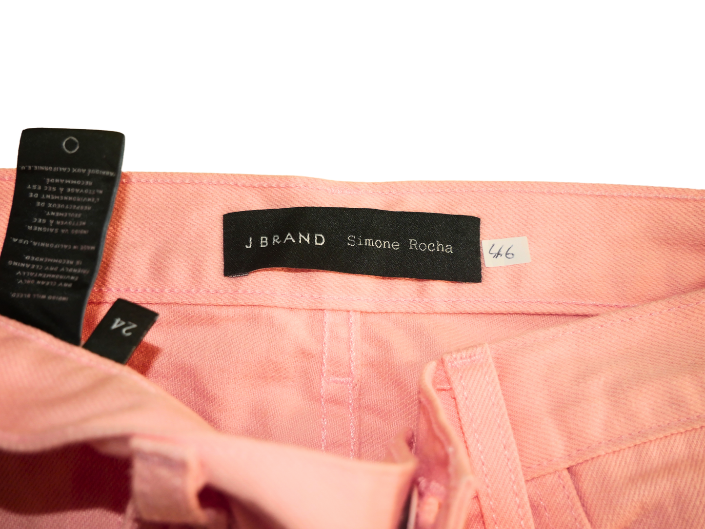 Jean Femme JBRAND couleur corail adapté pour l'été