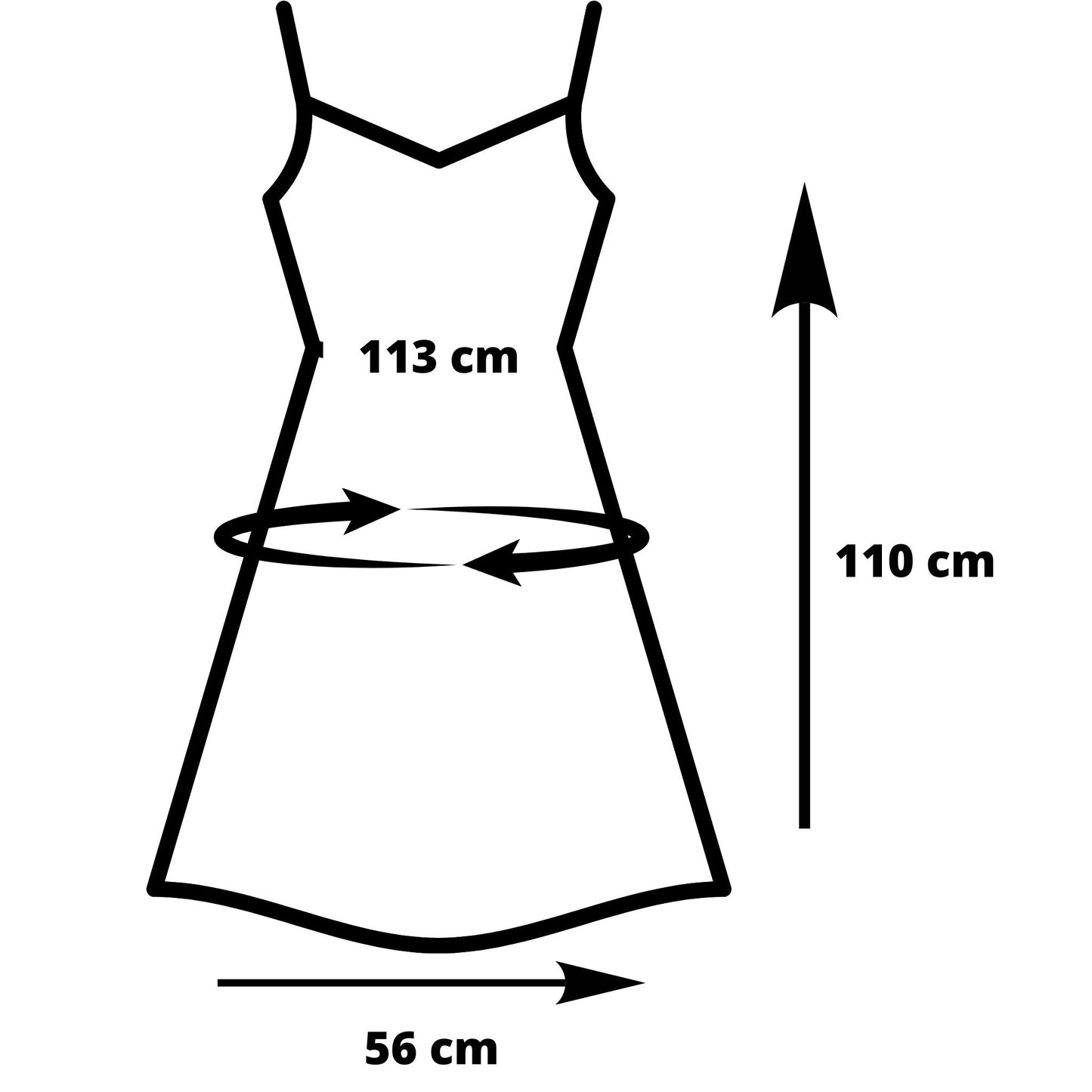 Never Fully Dressed Long dress with thin straps