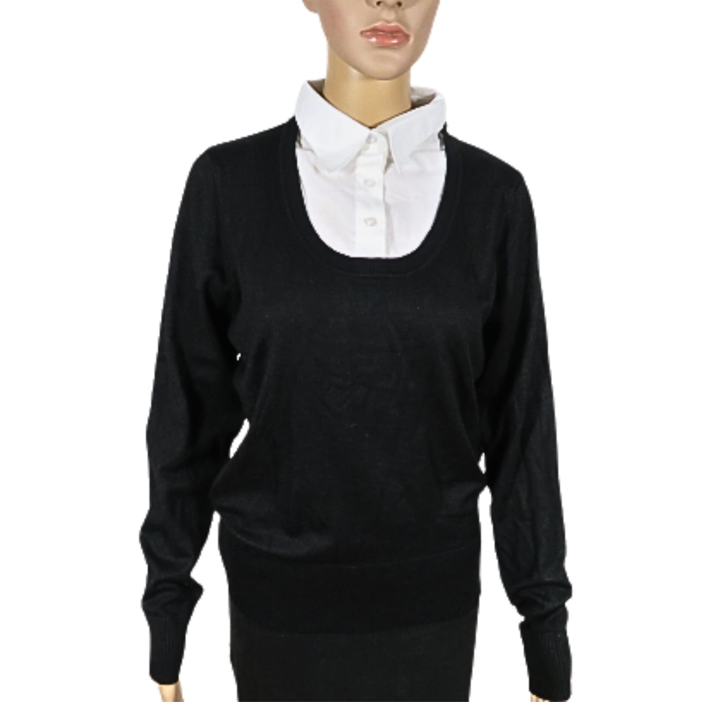 F&amp;F Sweater with shirt collar