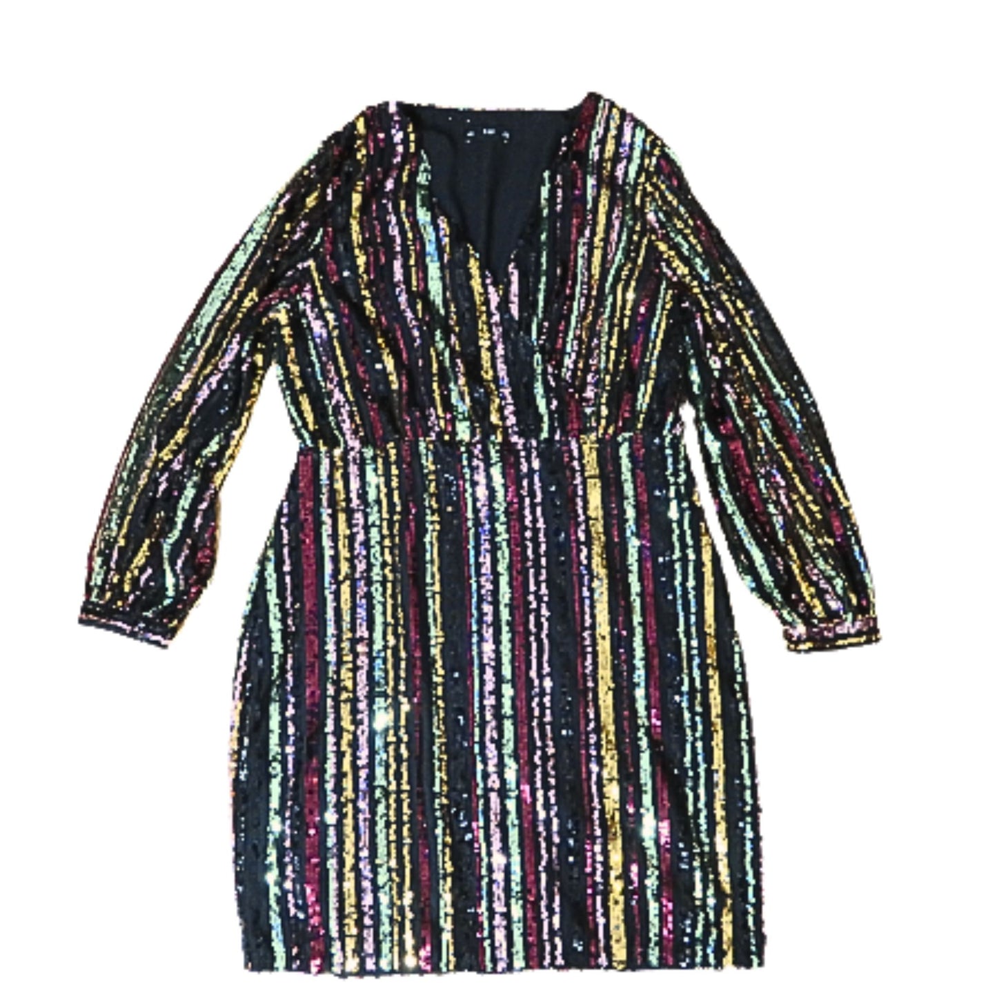 F&amp;F Sequined wrap dress