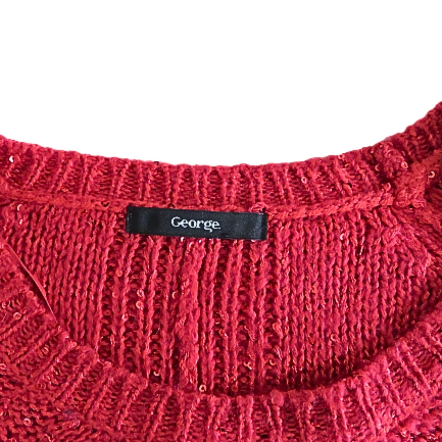 George. Cable knit sweater