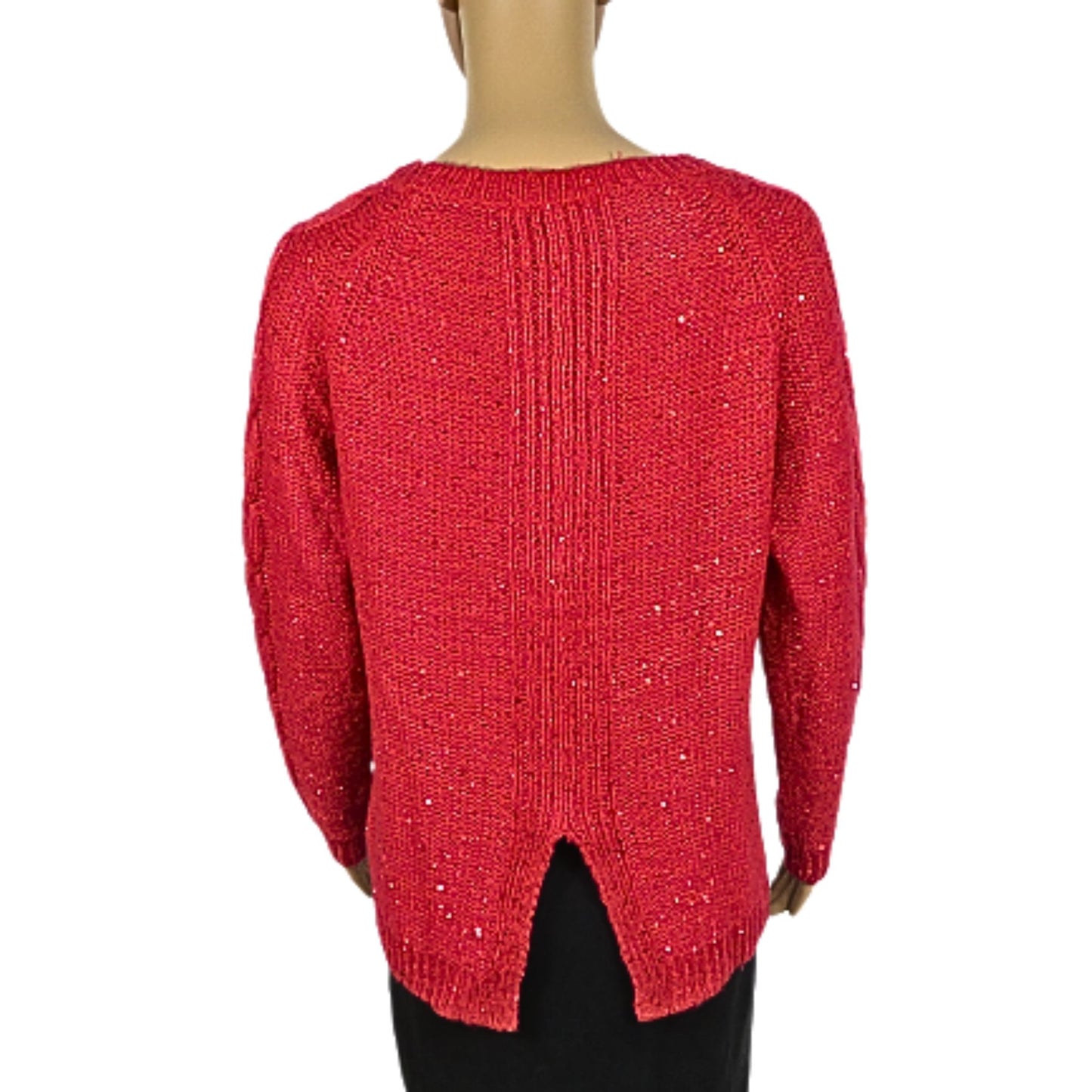 George. Cable knit sweater