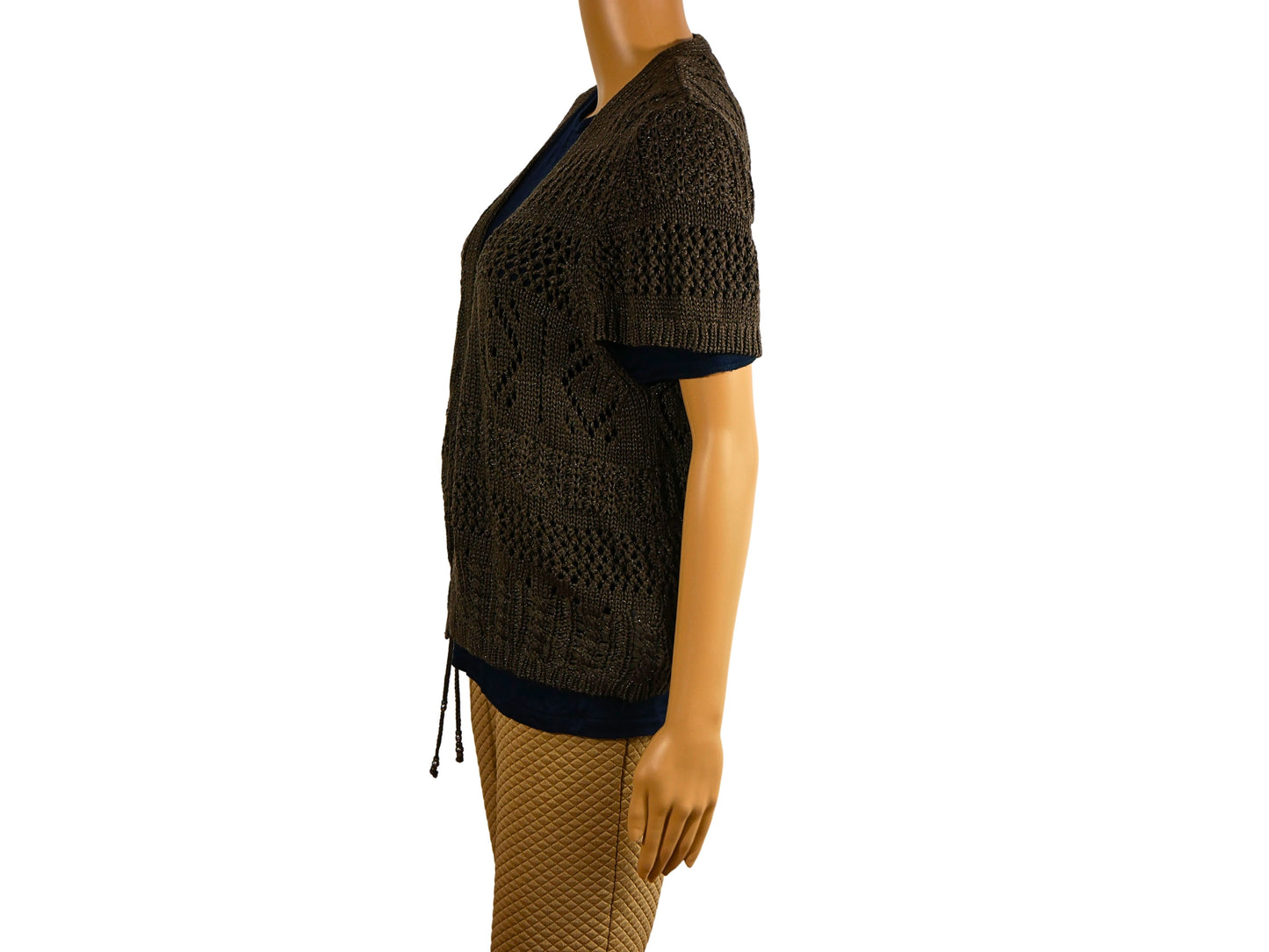 CANADA short sleeve knitted vest for women