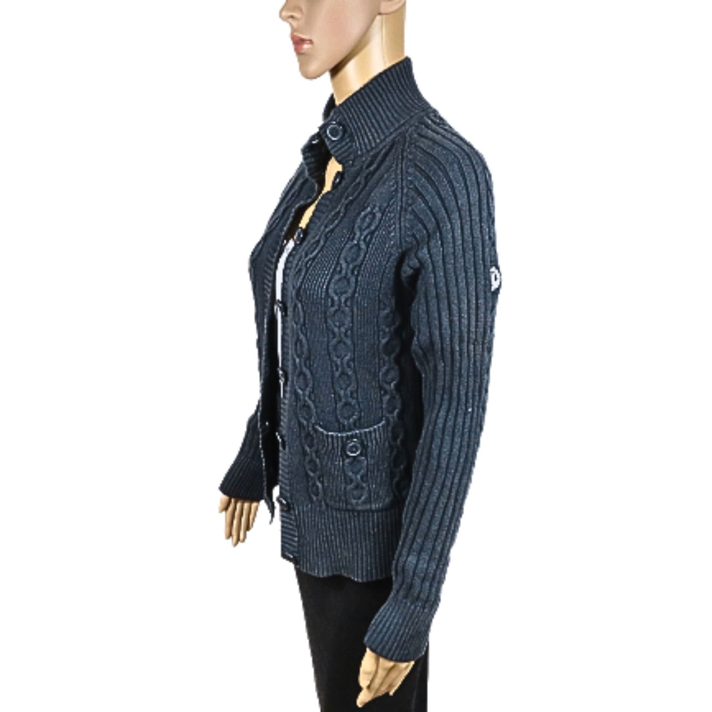 Strickjacke mit Zopfmuster von Henri Lloyd