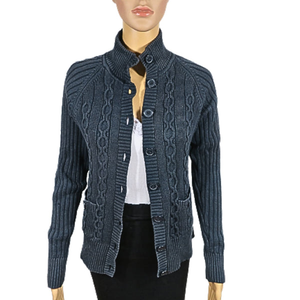 Henri Lloyd Cable-knit cardigan