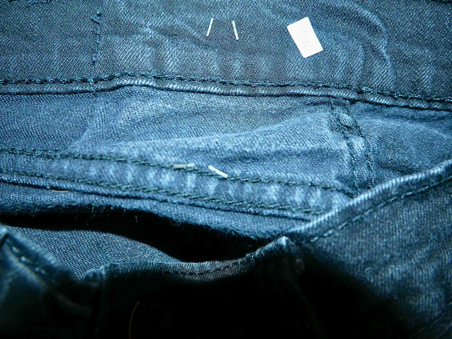 Jean noir vintage Levi's original 505 pour femme