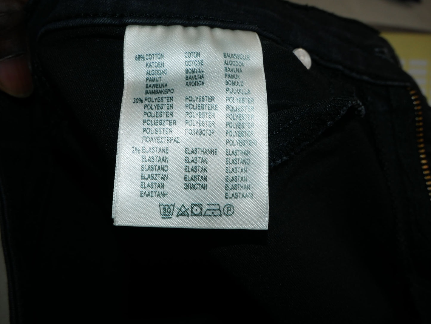 Jean slim stretch noir Lee