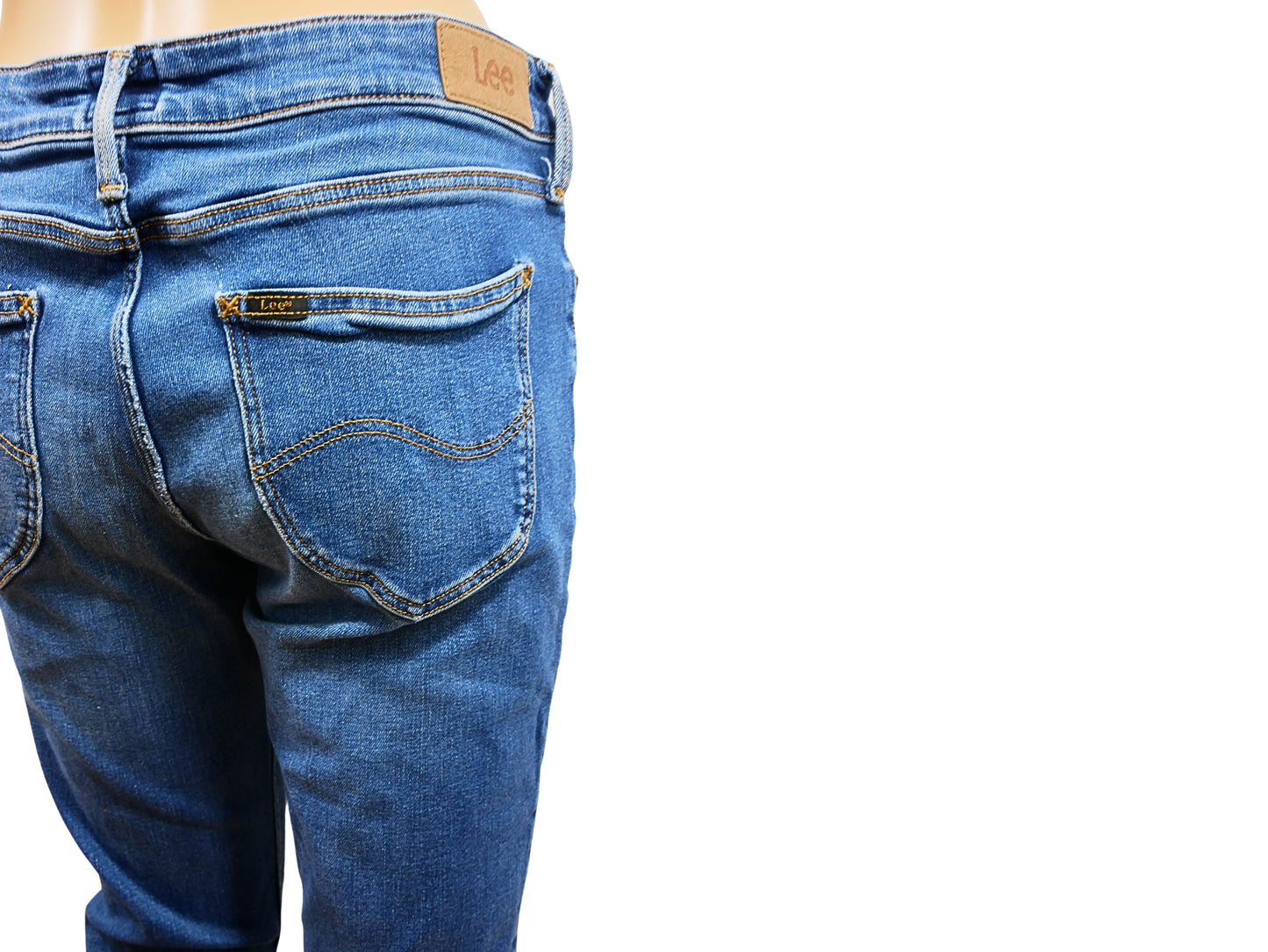 Jean skinny bleu délavé Lee