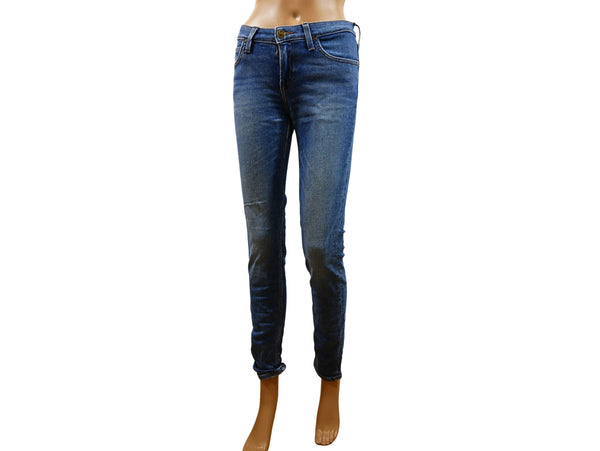 Jean slim bleu délavé pour femme Lee