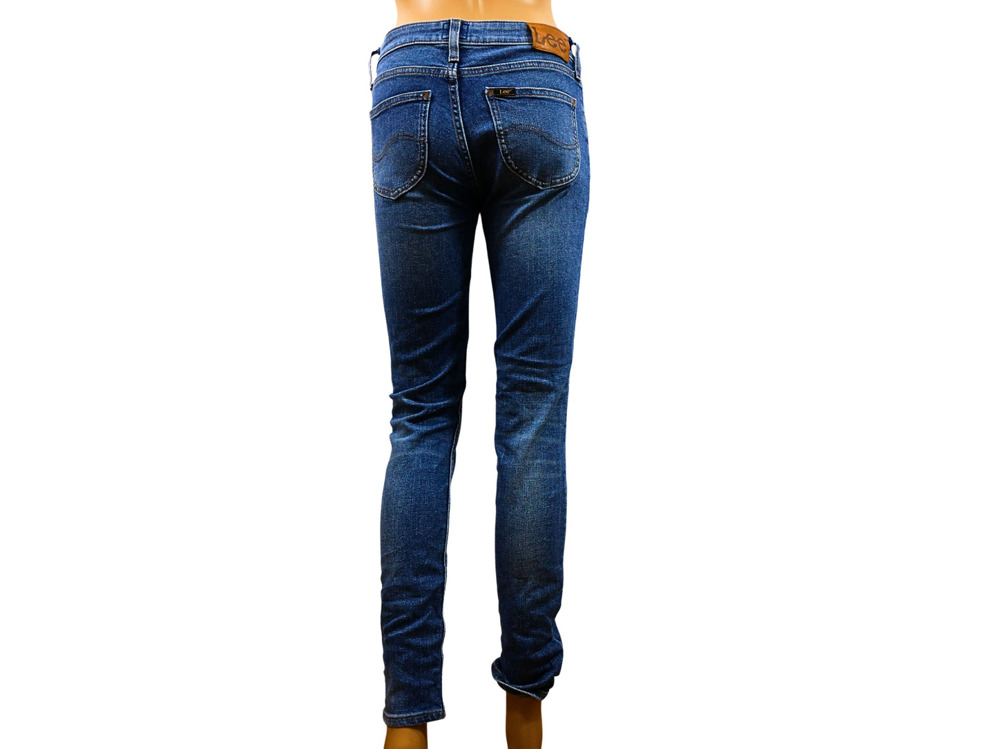 Jean slim bleu délavé pour femme Lee