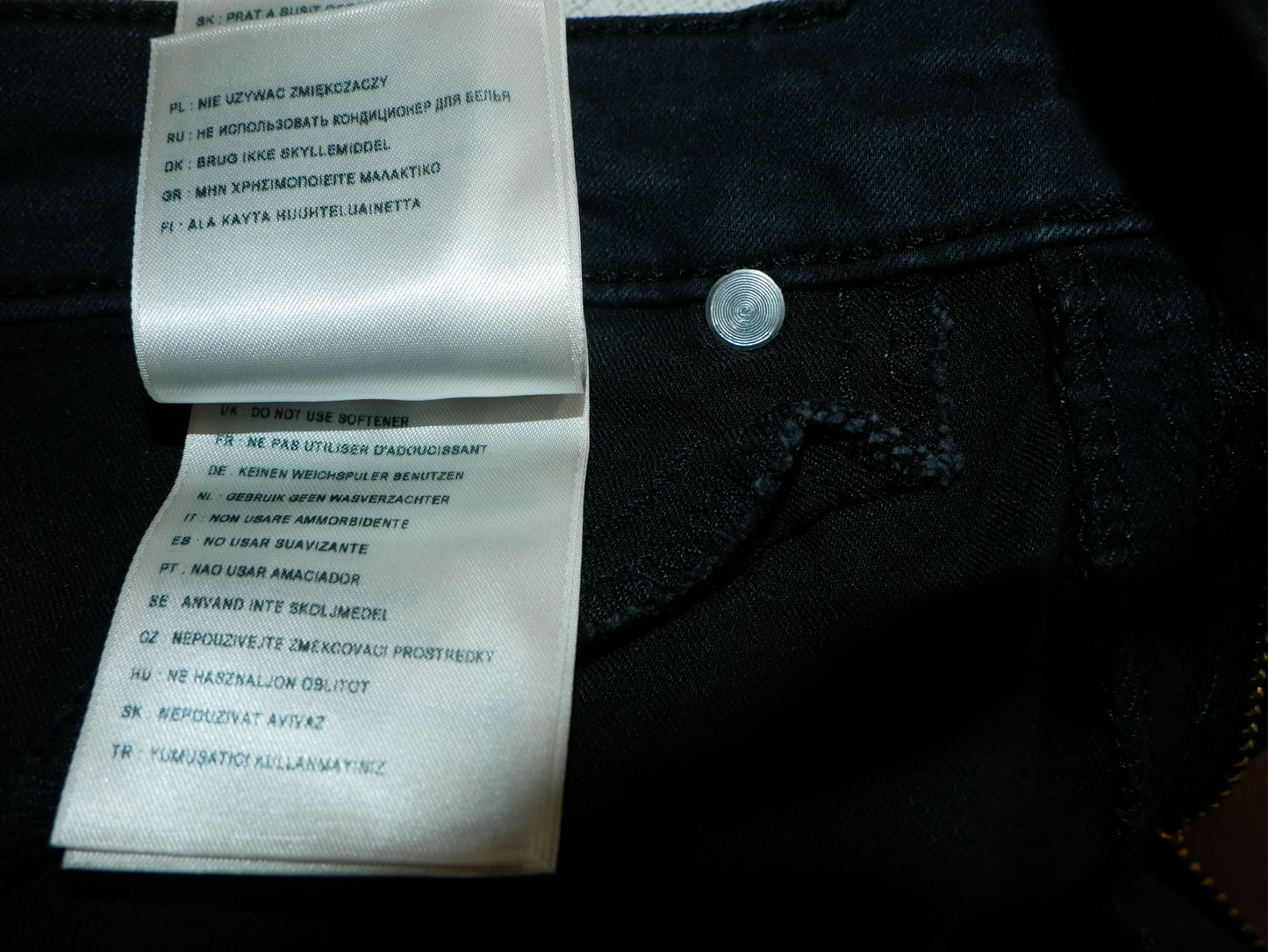 Jean slim stretch noir Lee