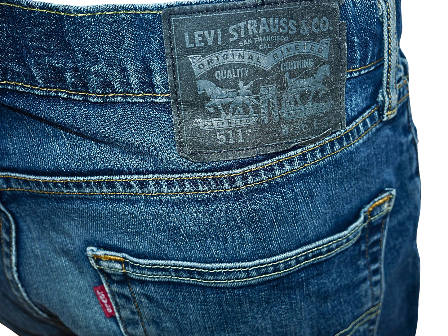 Jean bleu vintage Levi's 511 pour femme