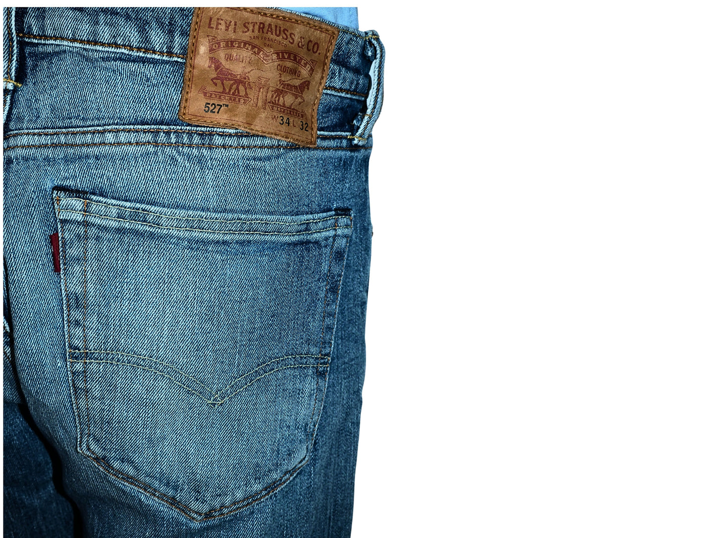 Jean vintage levi's 527 évasé pour femme