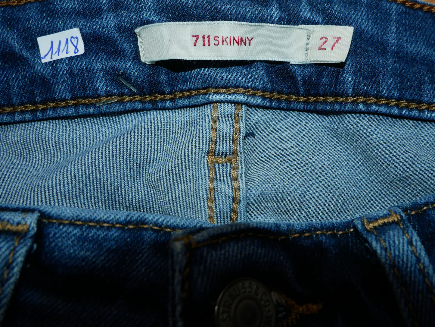 Jean skinny bleu pour femme Levi's