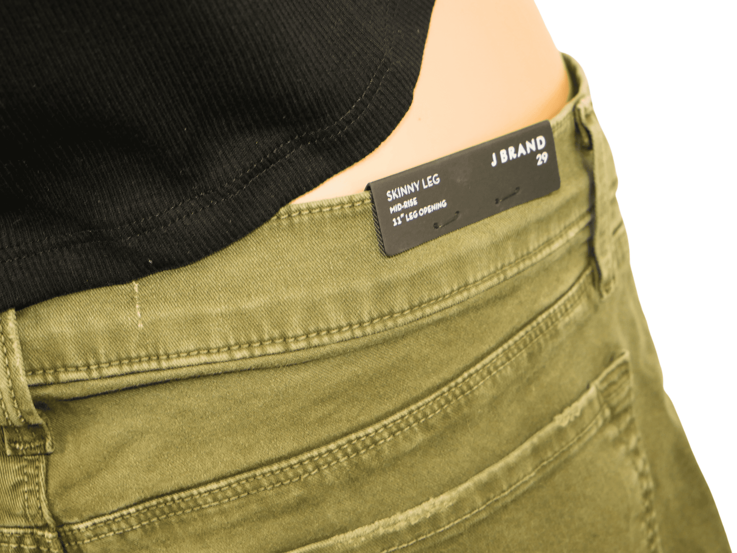 Jean slim vert femme J BRAND - Coupe ajustée, taille US 29