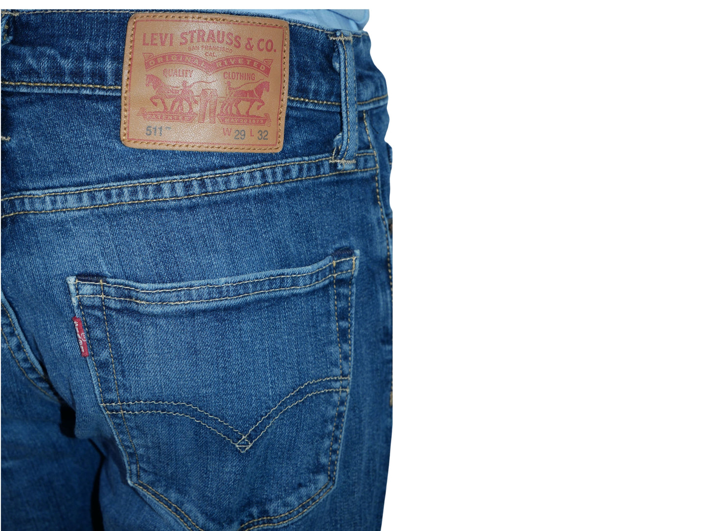 Jean vintage slim Levi's 511 pour femme