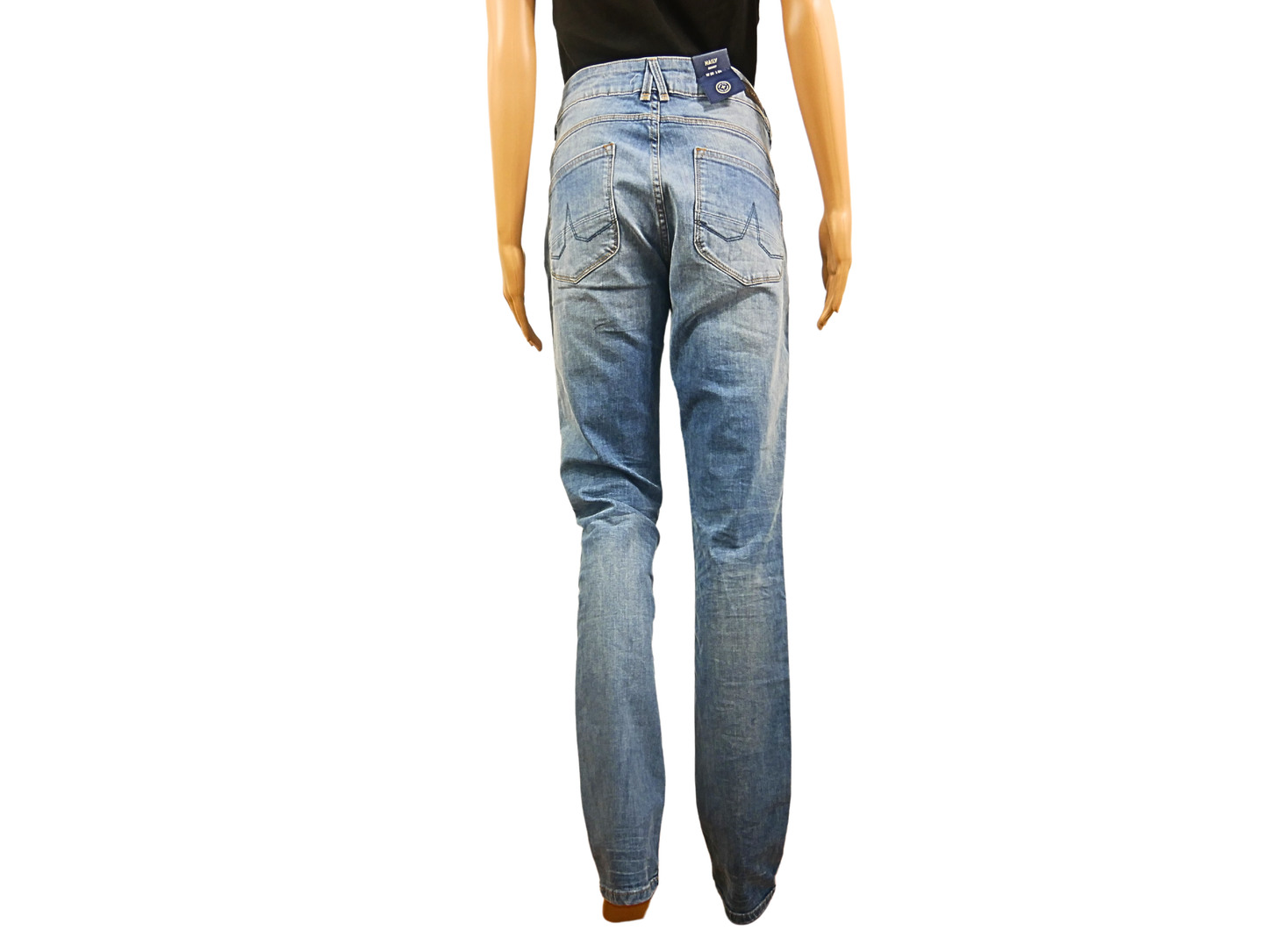 Jean slim femme KUYICHI Bleu Clair W33 L34